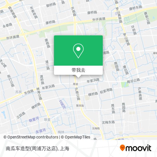 南瓜车造型(周浦万达店)地图