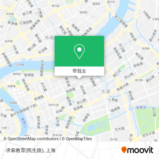 求索教育(民生路)地图