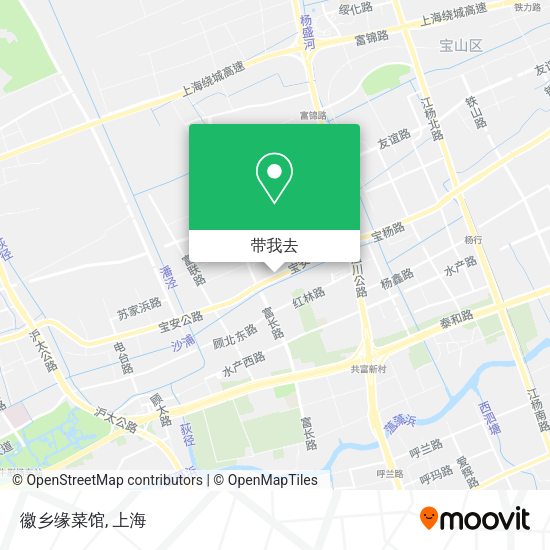 徽乡缘菜馆地图