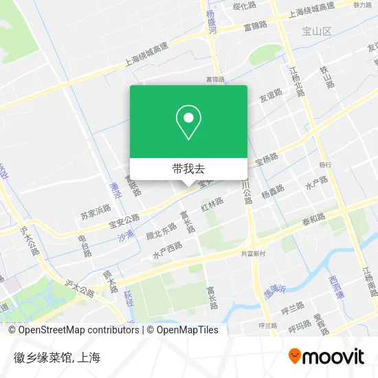 徽乡缘菜馆地图
