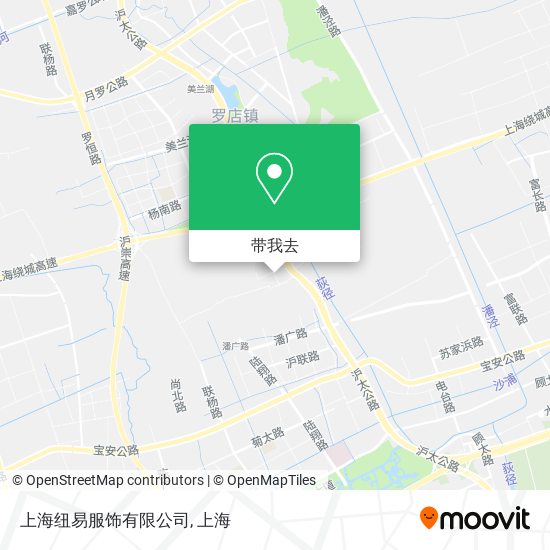 上海纽易服饰有限公司地图