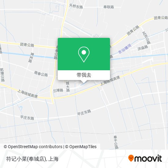 符记小菜(奉城店)地图