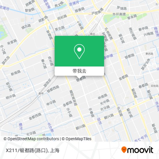 X211/银都路(路口)地图