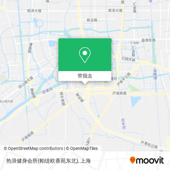 热浪健身会所(帕缇欧香苑东北)地图