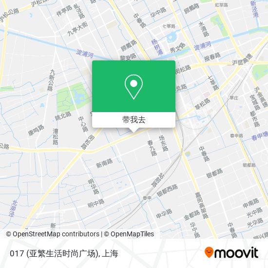 017 (亚繁生活时尚广场)地图
