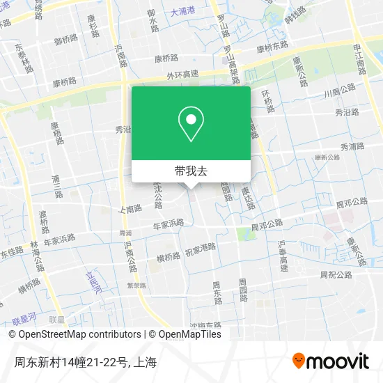 周东新村14幢21-22号地图