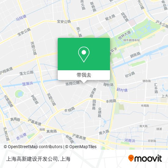 上海高新建设开发公司地图