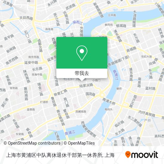 上海市黄浦区中队离休退休干部第一休养所地图