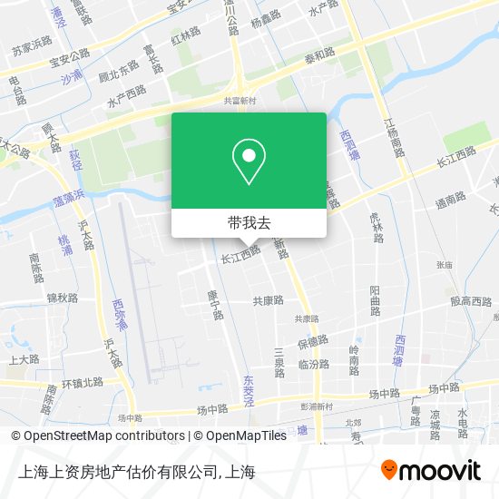 上海上资房地产估价有限公司地图