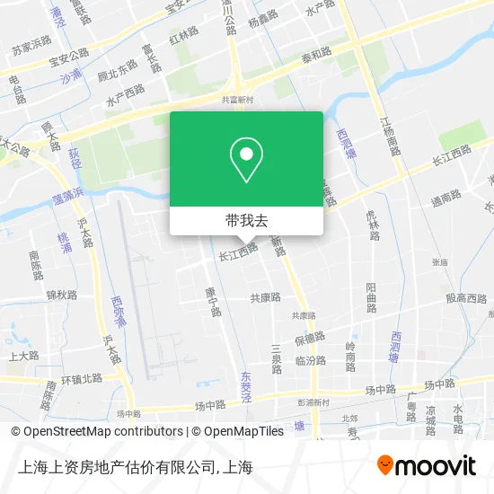 上海上资房地产估价有限公司地图