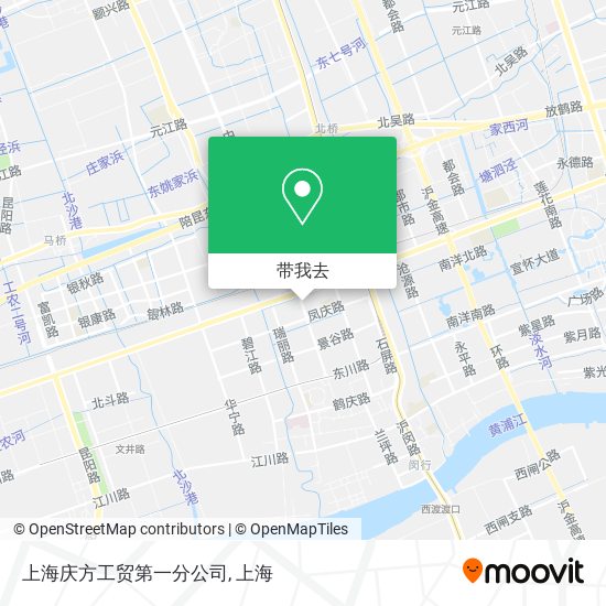 上海庆方工贸第一分公司地图