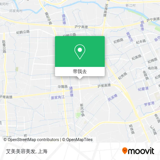 艾美美容美发地图