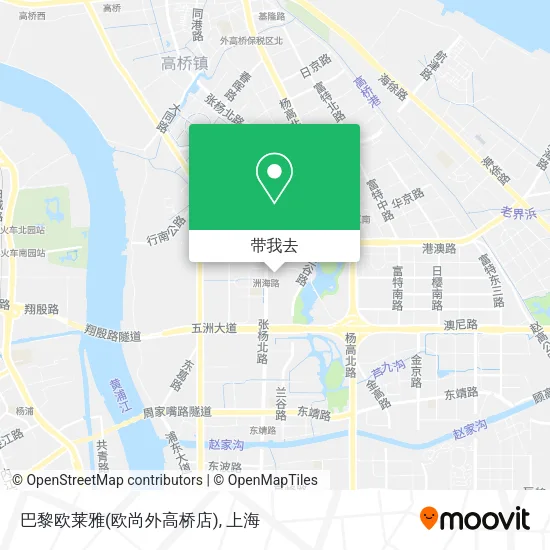 巴黎欧莱雅(欧尚外高桥店)地图