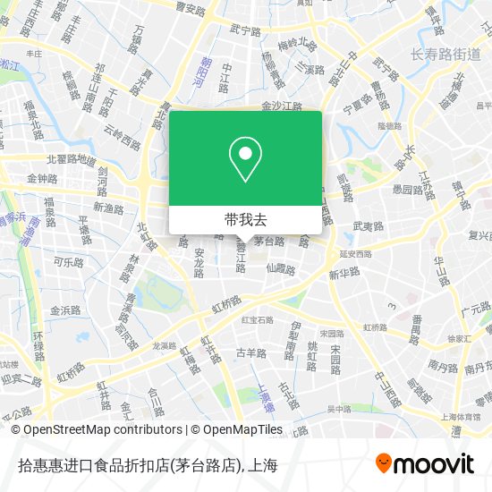 拾惠惠进口食品折扣店(茅台路店)地图