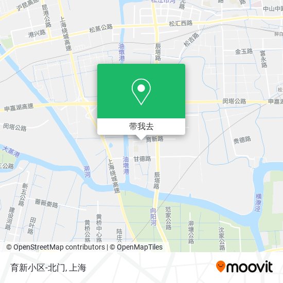 育新小区-北门地图
