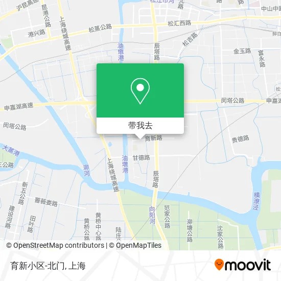 育新小区-北门地图