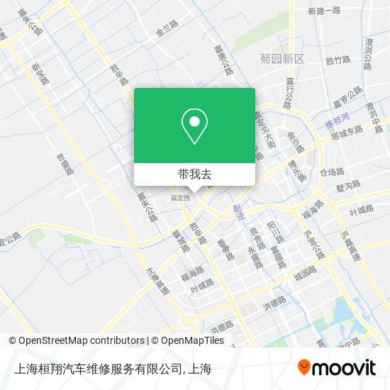 上海桓翔汽车维修服务有限公司地图