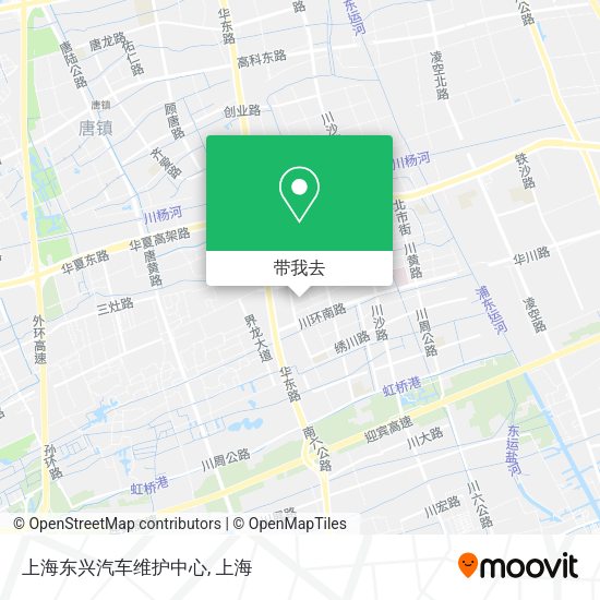上海东兴汽车维护中心地图