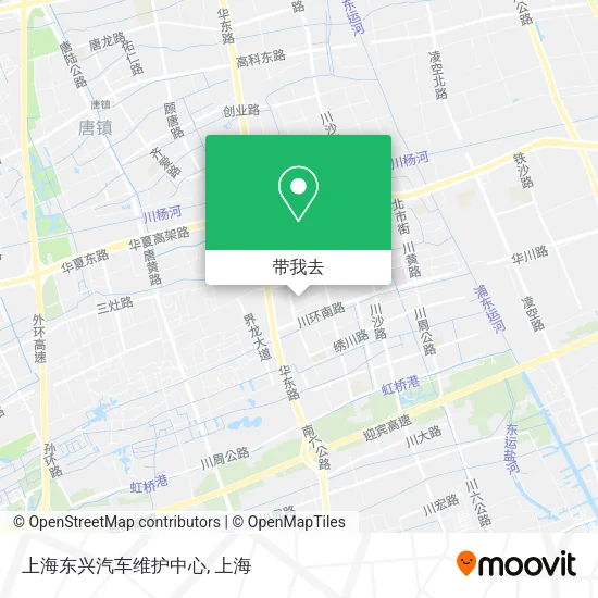 上海东兴汽车维护中心地图