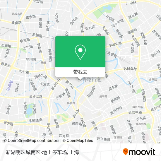 新湖明珠城南区-地上停车场地图