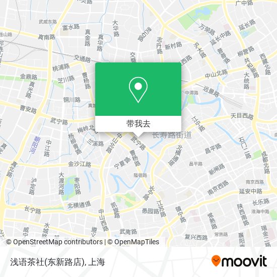 浅语茶社(东新路店)地图
