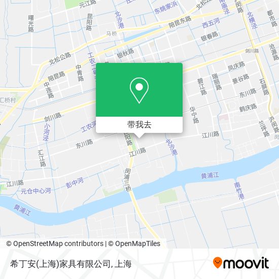 希丁安(上海)家具有限公司地图