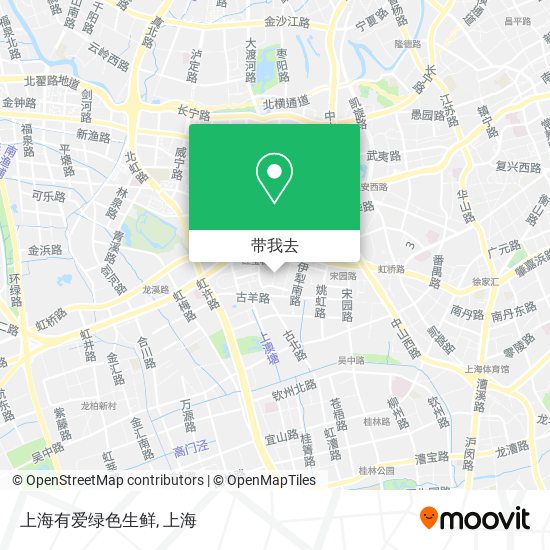 上海有爱绿色生鲜地图