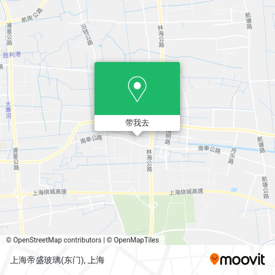 上海帝盛玻璃(东门)地图