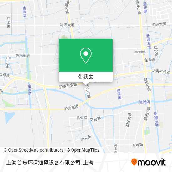 上海首步环保通风设备有限公司地图