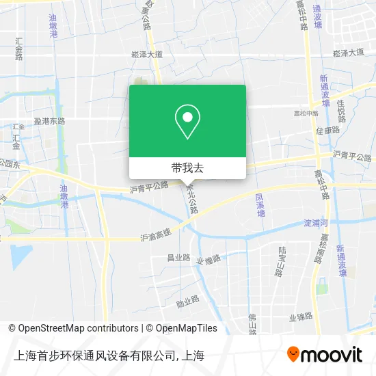 上海首步环保通风设备有限公司地图