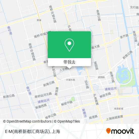 E·M(南桥新都汇商场店)地图