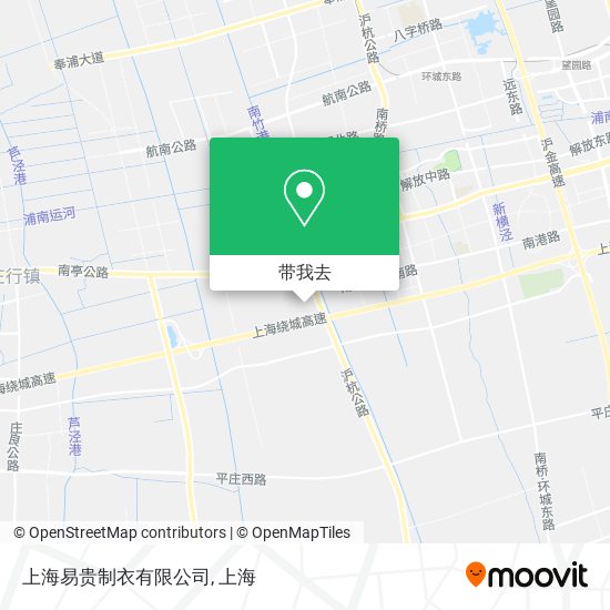 上海易贵制衣有限公司地图