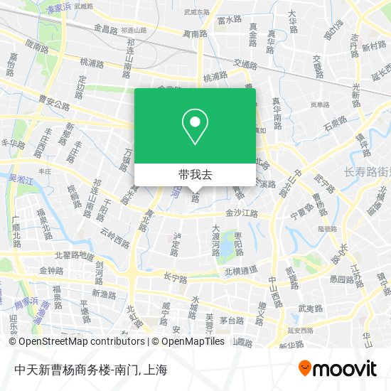 中天新曹杨商务楼-南门地图