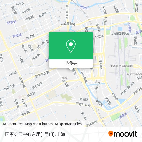 国家会展中心东厅(1号门)地图