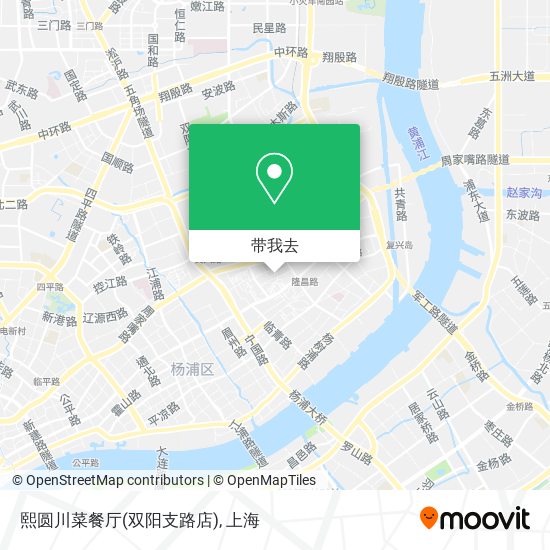 熙圆川菜餐厅(双阳支路店)地图
