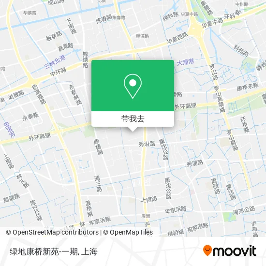 绿地康桥新苑-一期地图