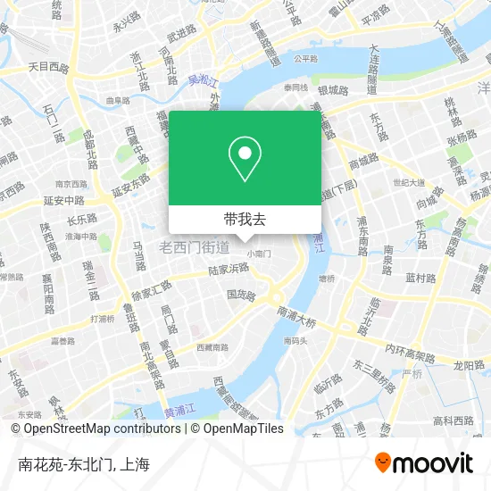 南花苑-东北门地图