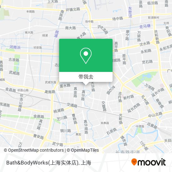 Bath&BodyWorks(上海实体店)地图