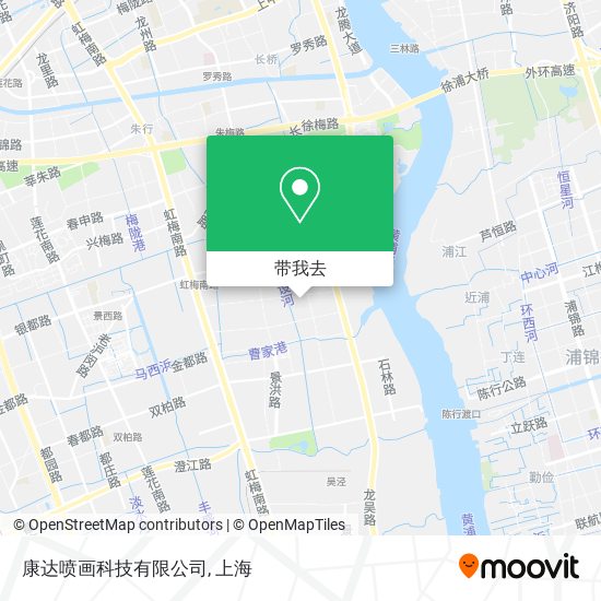 康达喷画科技有限公司地图