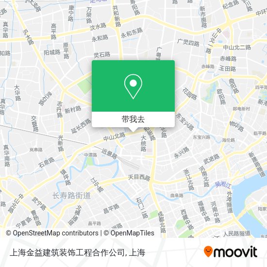 上海金益建筑装饰工程合作公司地图
