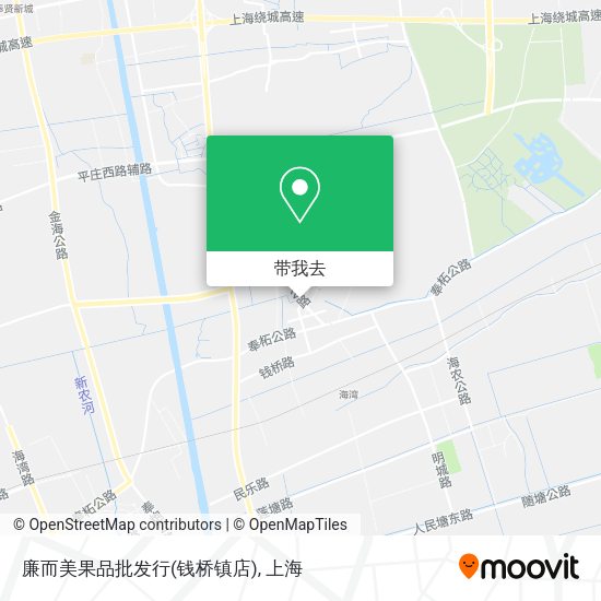 廉而美果品批发行(钱桥镇店)地图