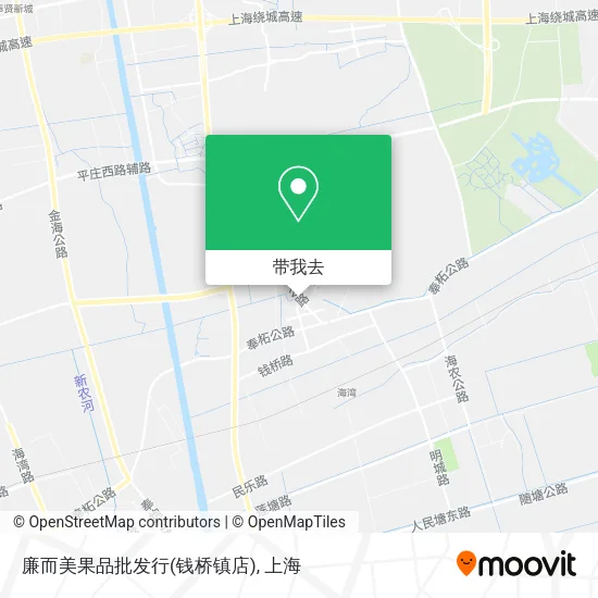廉而美果品批发行(钱桥镇店)地图