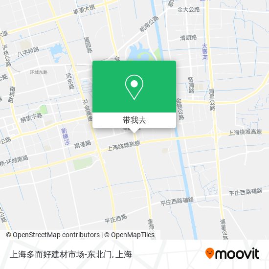 上海多而好建材市场-东北门地图