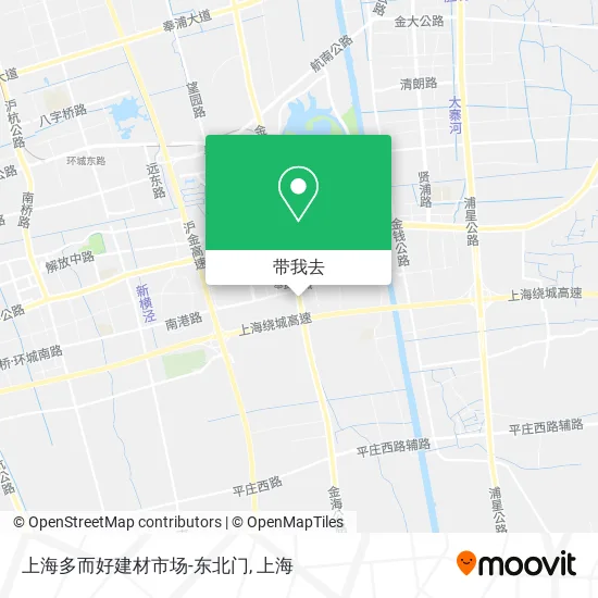 上海多而好建材市场-东北门地图