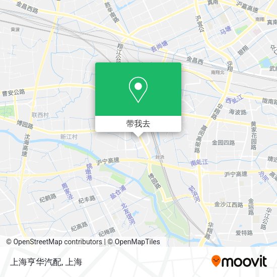 上海亨华汽配地图