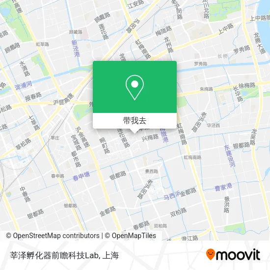 莘泽孵化器前瞻科技Lab地图