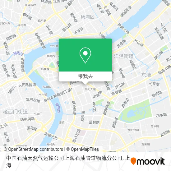 中国石油天然气运输公司上海石油管道物流分公司地图
