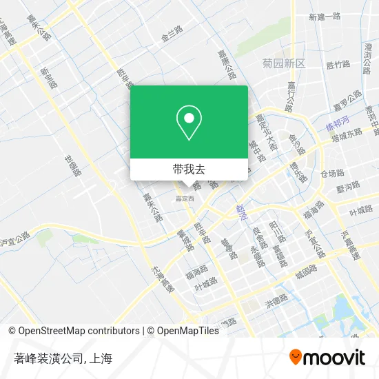 著峰装潢公司地图