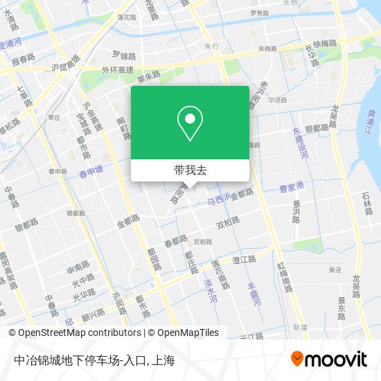 中冶锦城地下停车场-入口地图