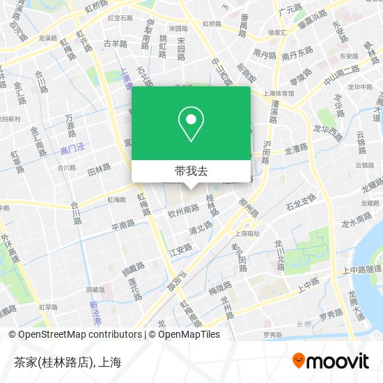茶家(桂林路店)地图